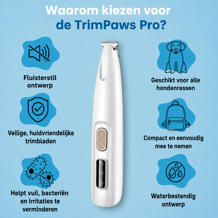 TrimPaws – Verzorg de pootjes van je huisdier snel, veilig en zonder stress.
