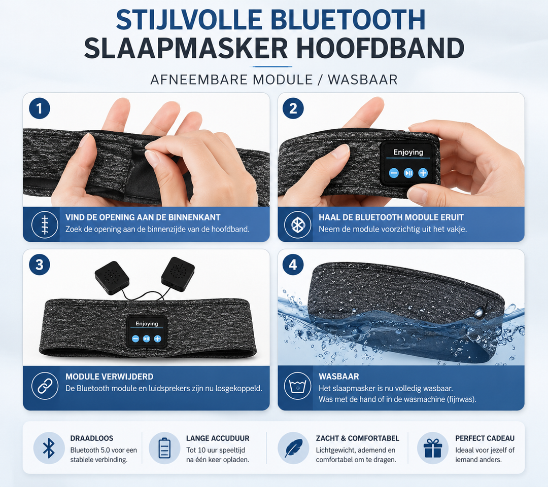 DreamWave Headphones – Geniet van een diepere nachtrust