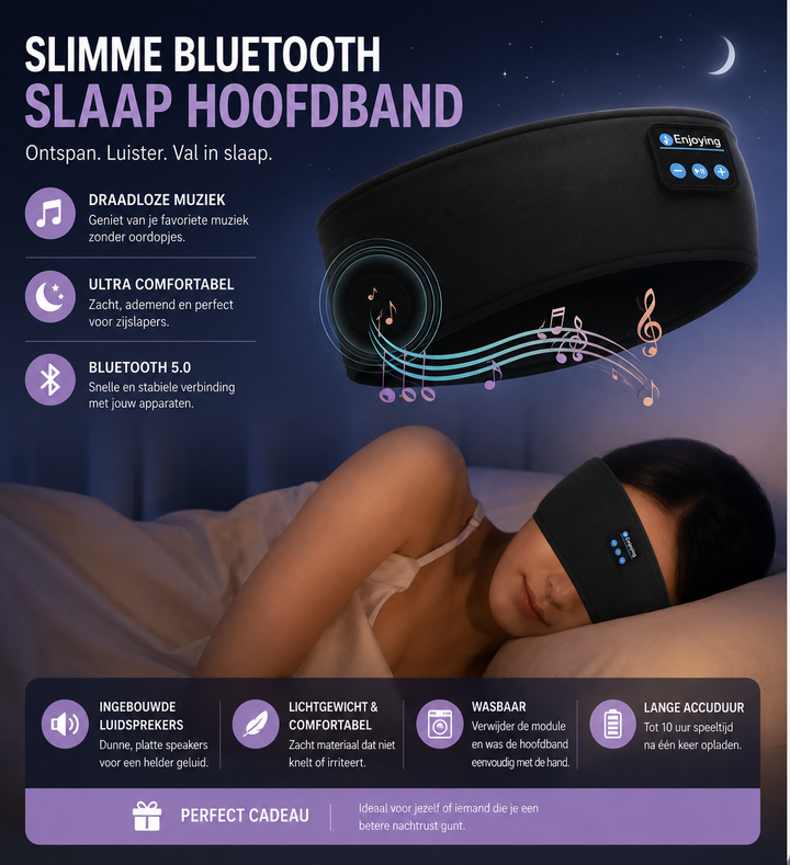 DreamWave Headphones – Geniet van een diepere nachtrust
